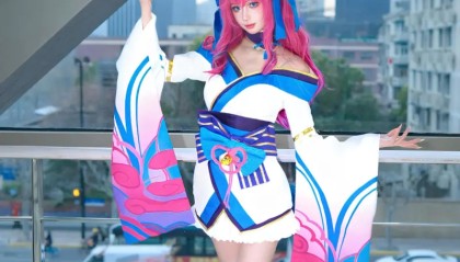 必威体育-阿狸cos：晚上好，国服自定义对线阿狸